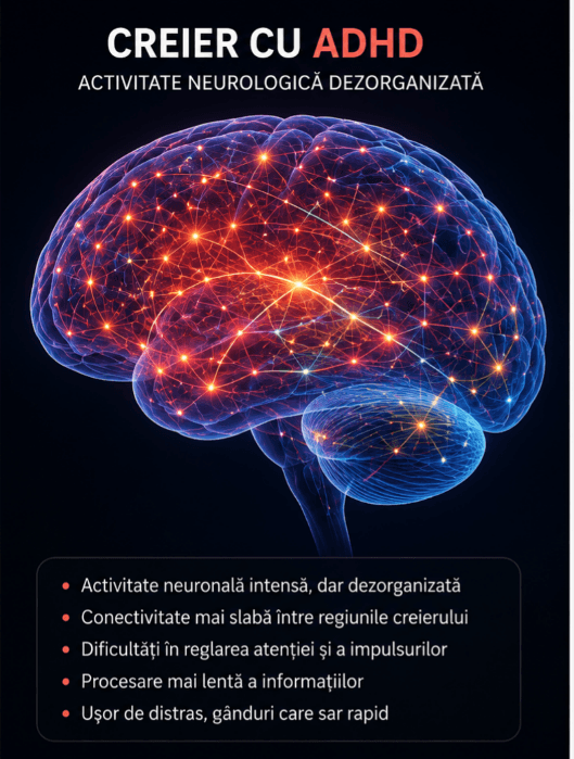 Despre creierul copilului cu ADHD